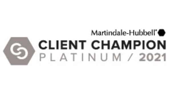 Attorney Matthew Breen named a Platinum Client Champion!