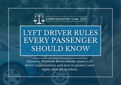 Lyft Accident Attorney in South Carolina | Free Consultation